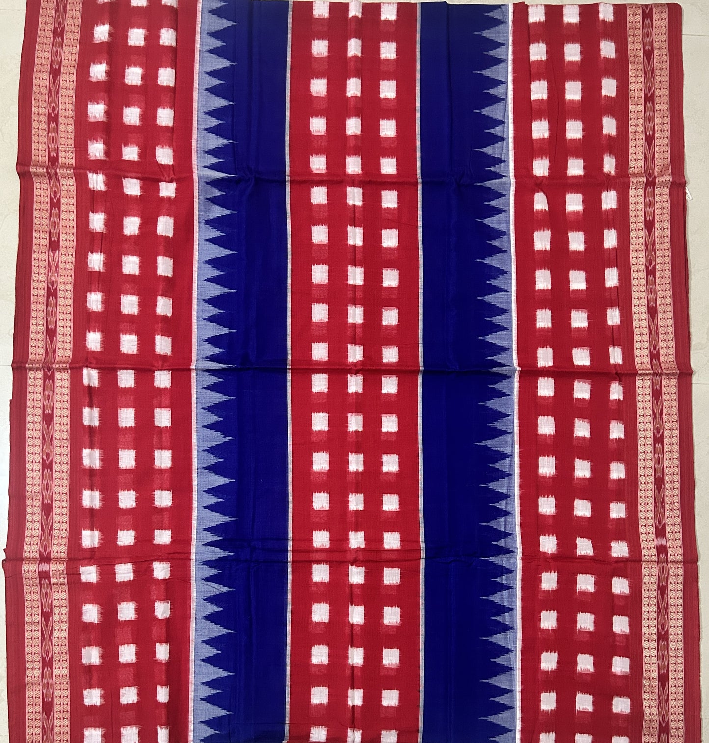 Odisha Handloom Pure Cotton Big Pasapalli Sambalpuri Saree