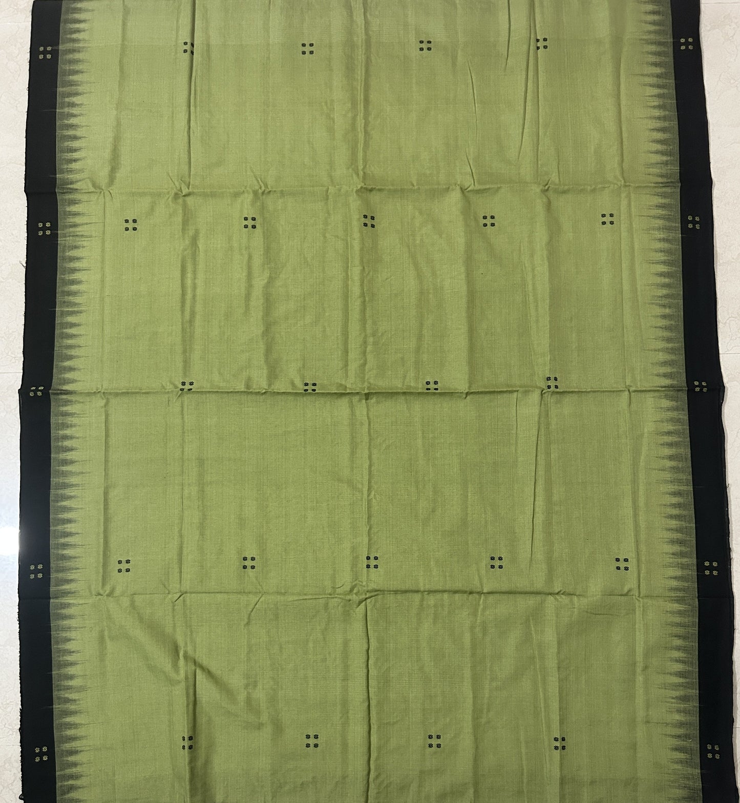 Odisha Handloom Single Color nuapatna ikat cotton saree for family