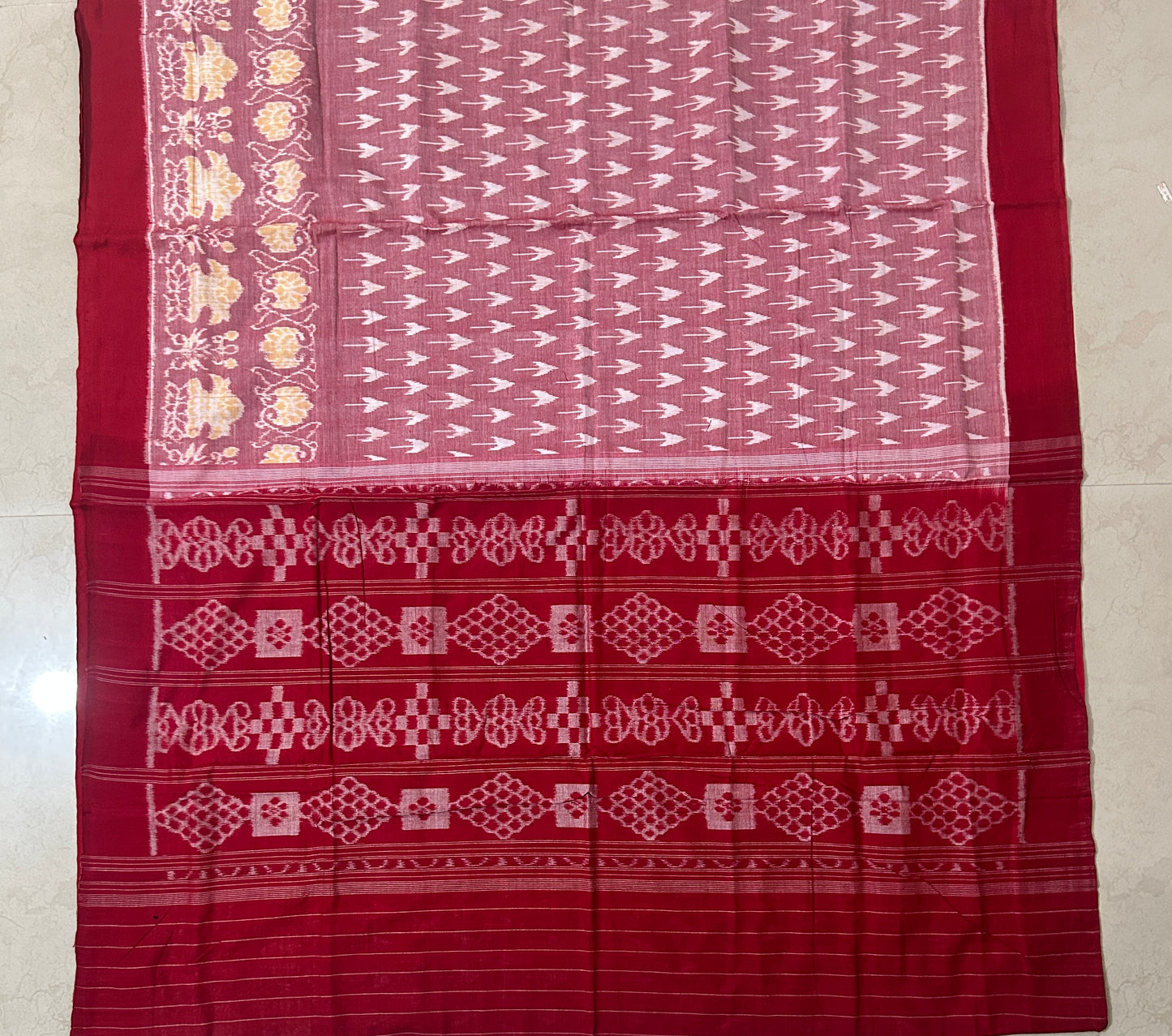 Odisha Handloom Sambalpuri Bomkai embroidery Design cotton sarees