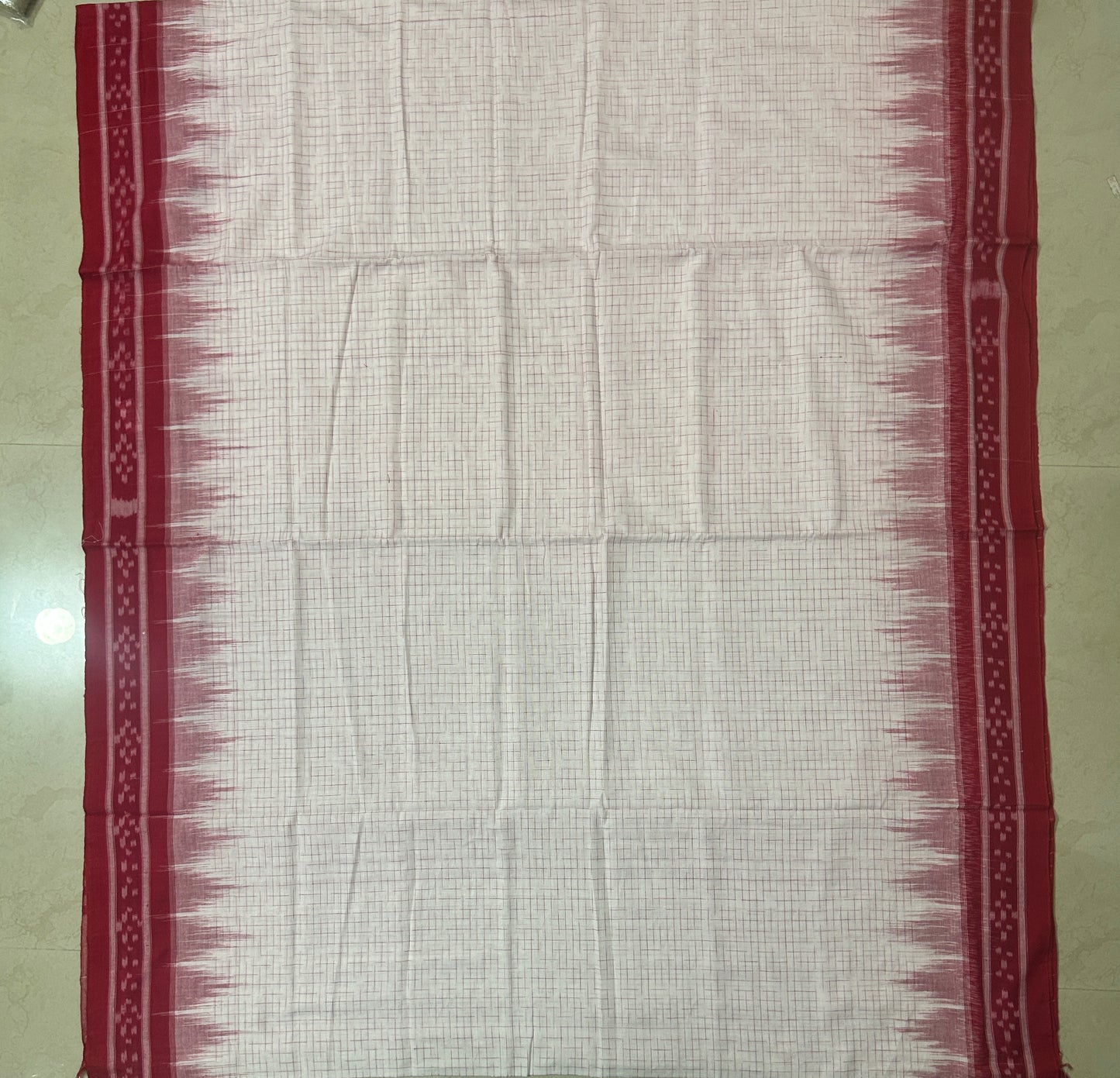 Odisha Handloom Nuapatna Pure cotton bandha jharana saree