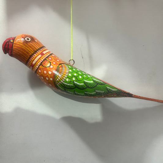 Odisha handicraft Patachitra painting bird from raghurajpur