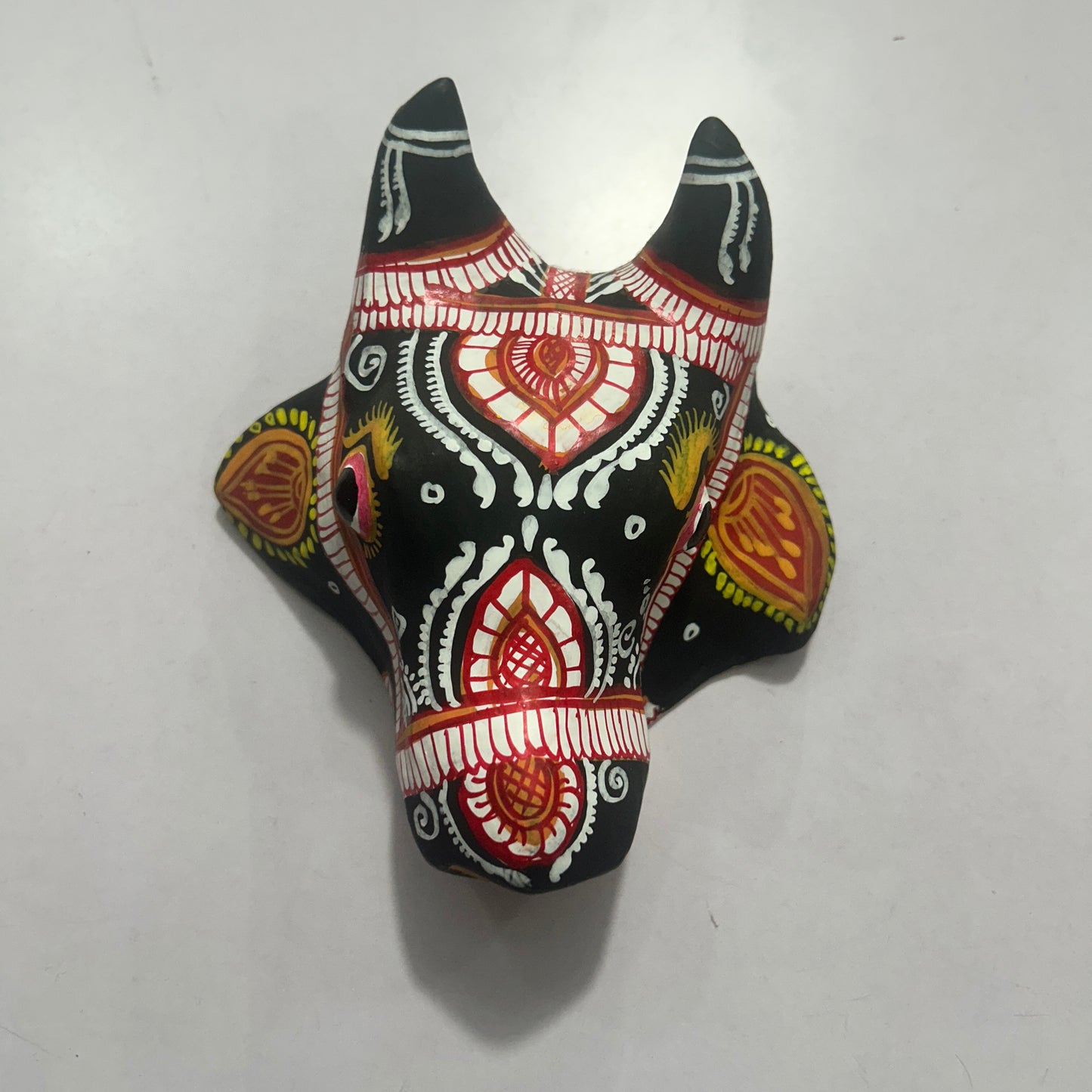 Odisha handmade handicraft bull face mask for Home Decor - Hand Painting