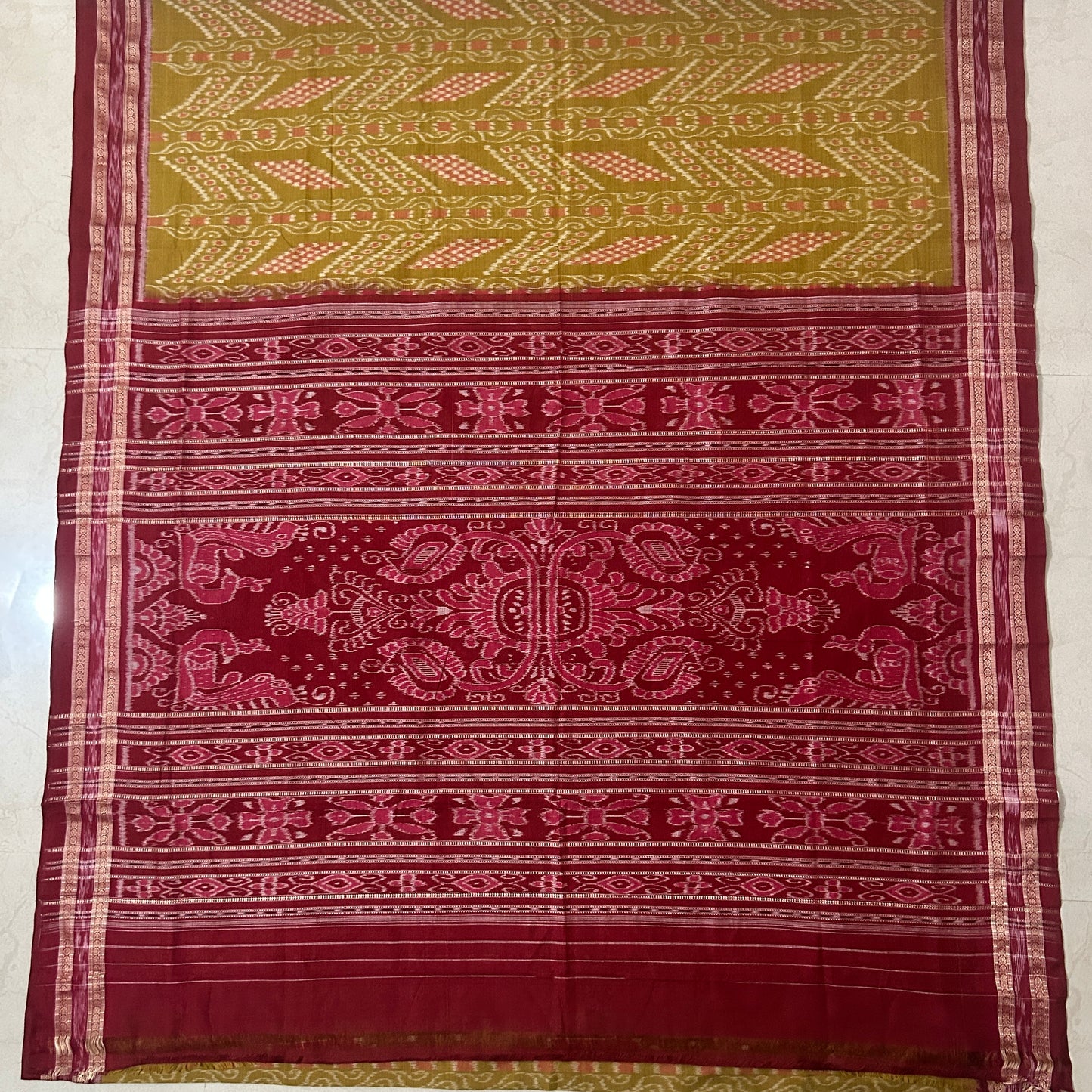 Odisha Handloom Pasapalli unique design bichitrapuri style cotton saree