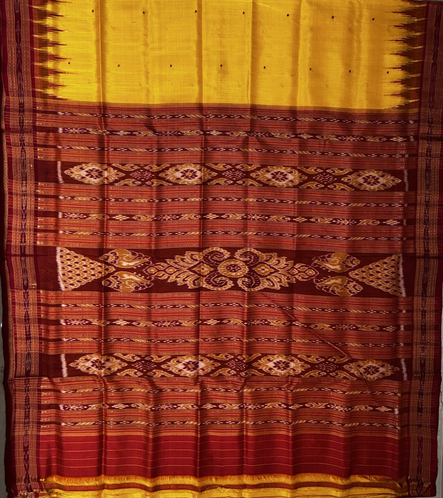 Odisha Nuapatna Pure mulberry Handloom Silk Saree for Women for Party wear