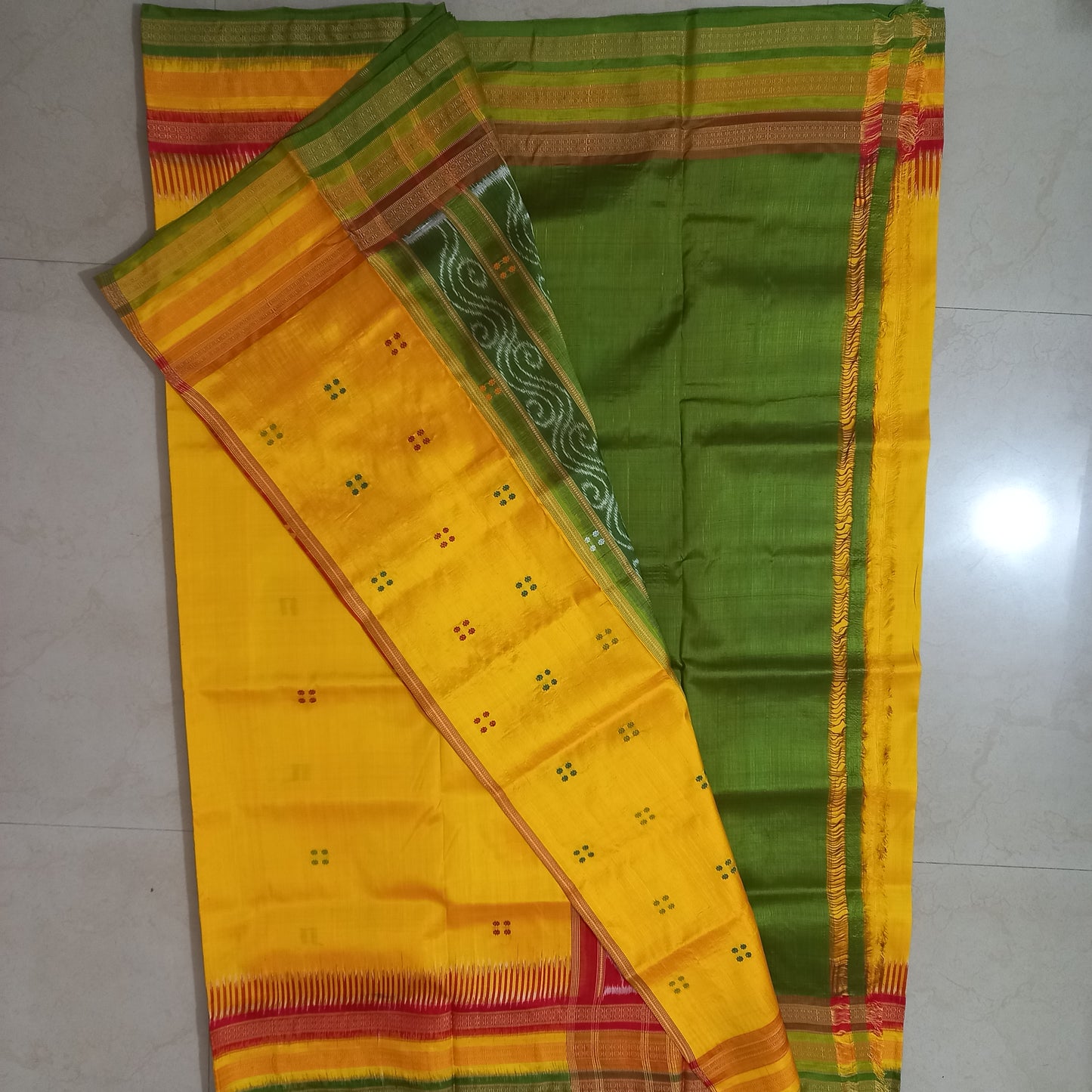 Odisha Handloom sanapatna nuapatna ikat silk pure khandua kathifera saree for wedding