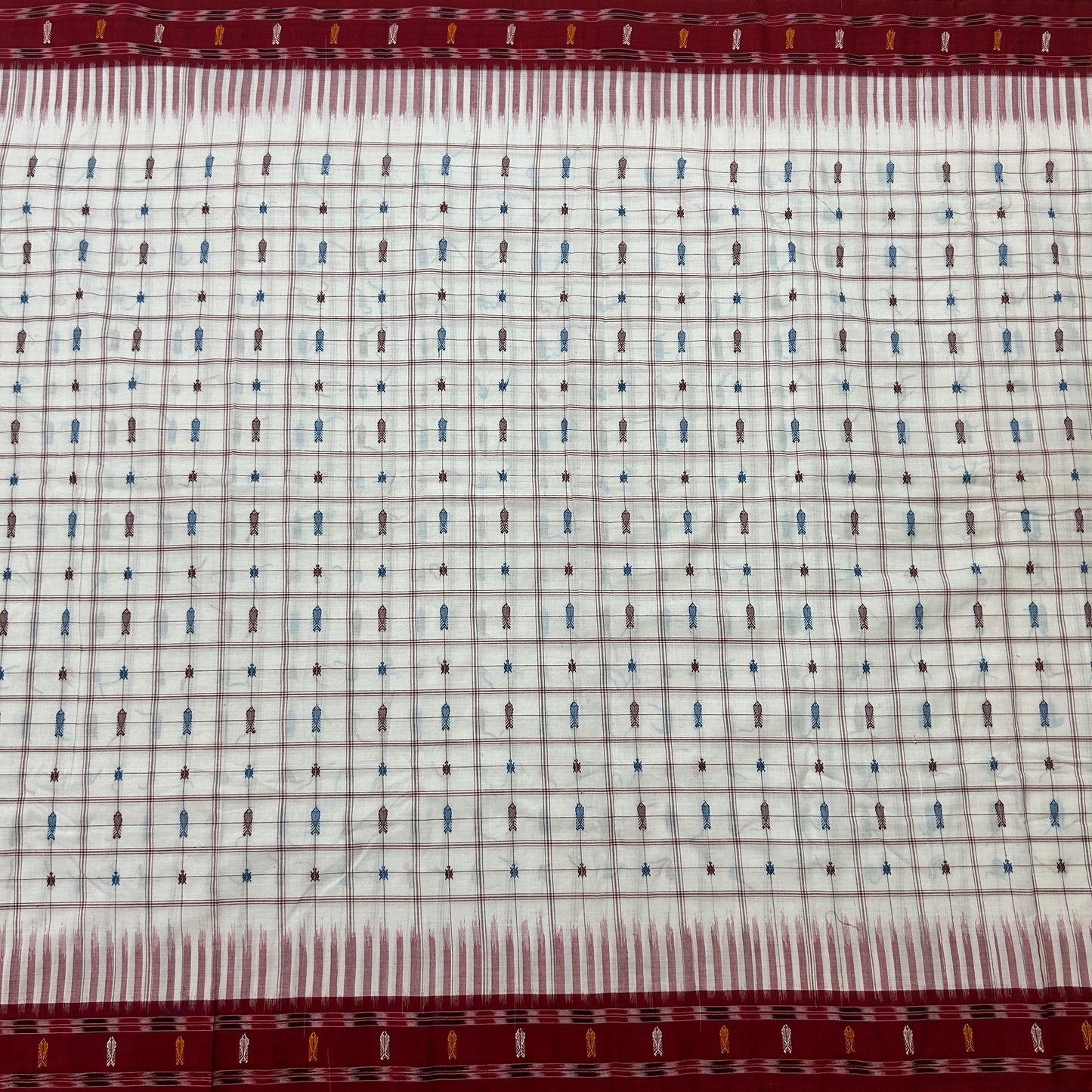 Odisha Handloom Nuapatna Pure Cotton Bandha Ikkat design Saree