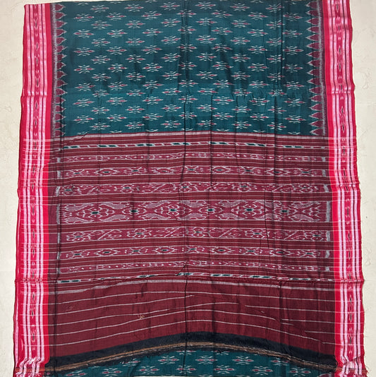 Odisha Handloom Nuapatna Cotton Saree with best thread with bandha design