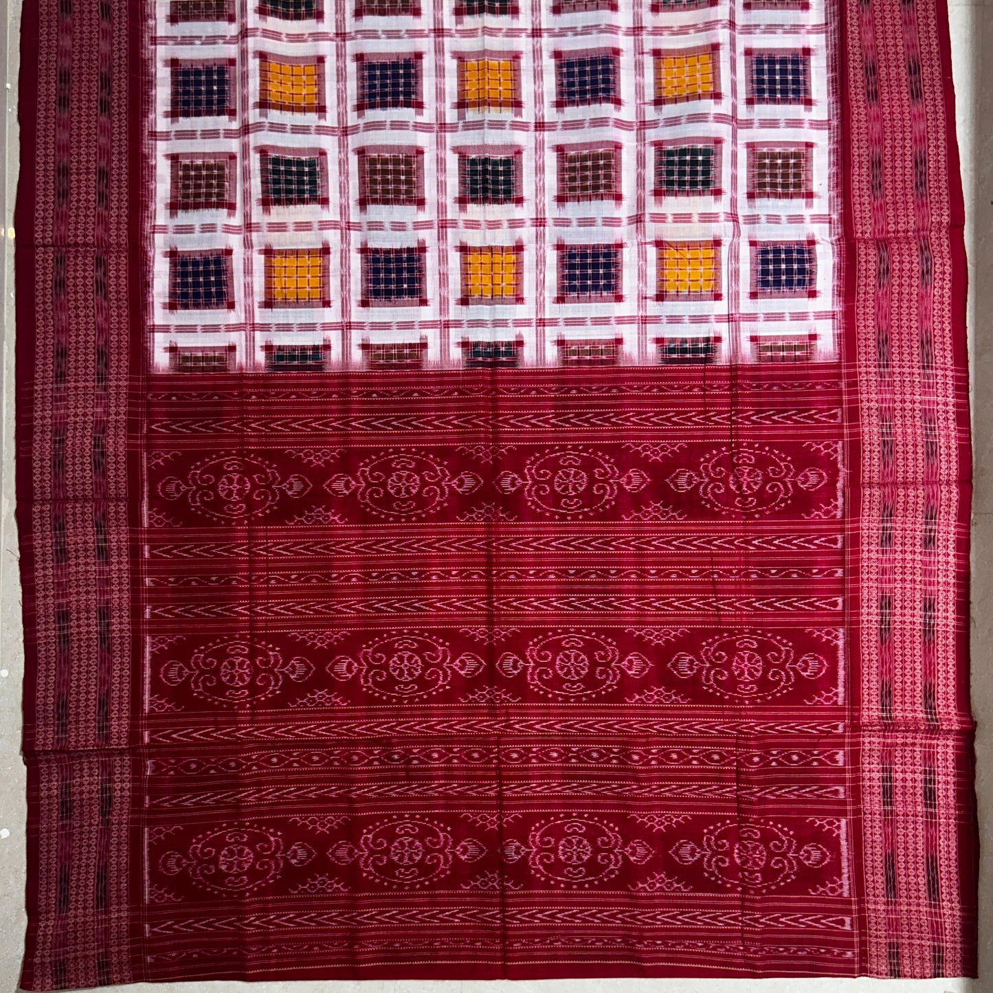 Odisha Sambalpuri Bargarh Handloom Pure Cotton Saree for mother
