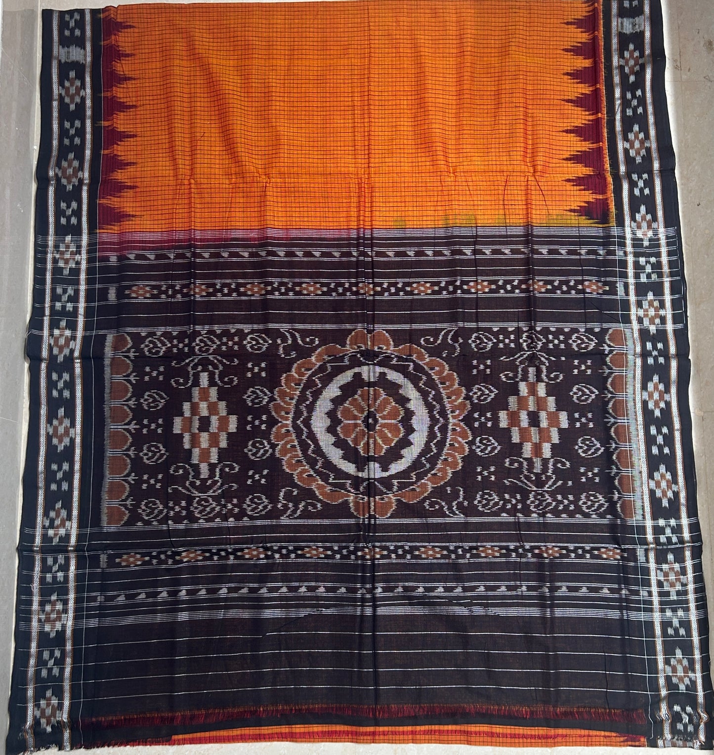 Odisha handloom nuapatna cotton traditional handwoven saree