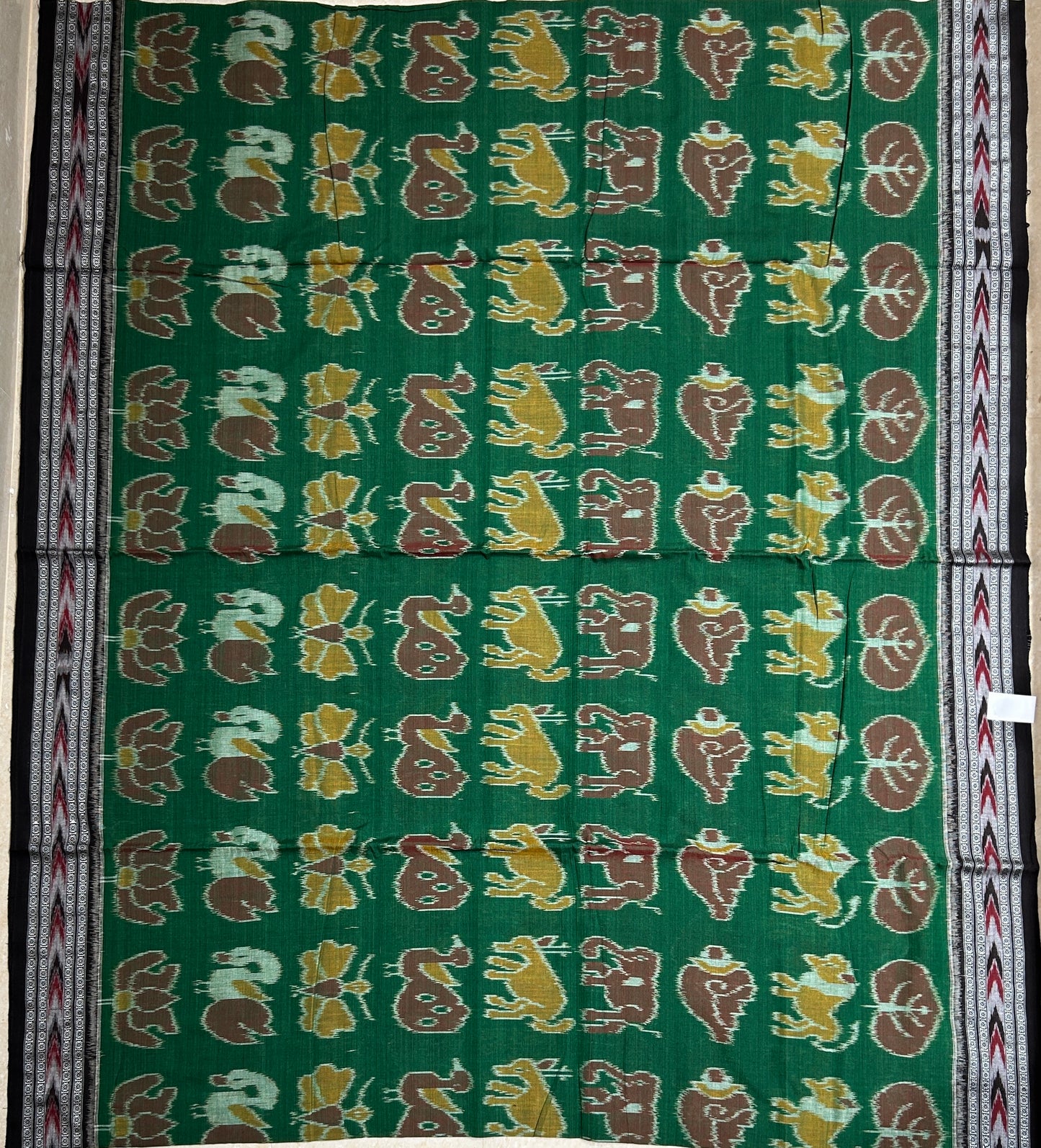 Odisha handloom new ikat design pure cotton handwoven cotton saree for college
