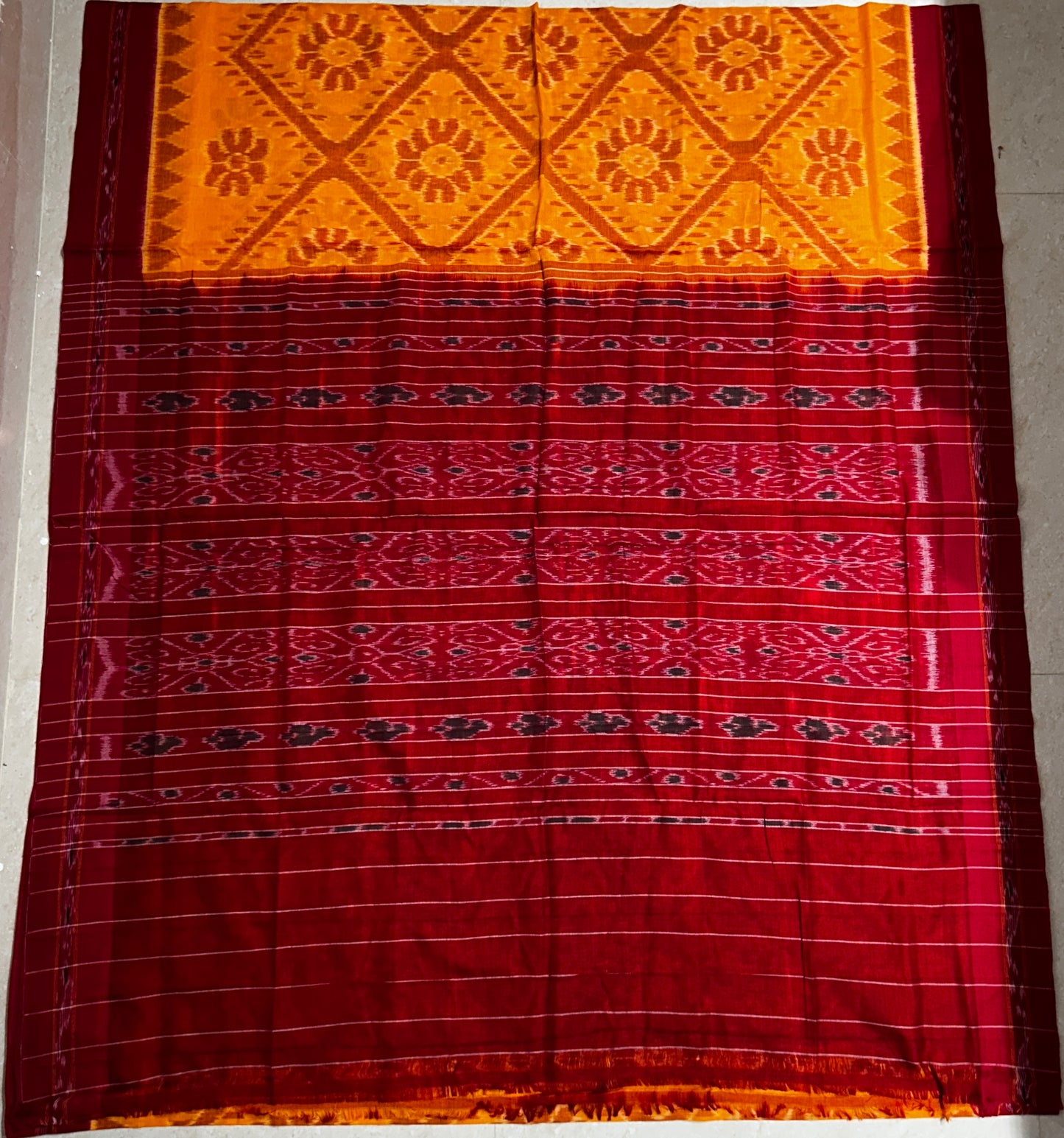 Odisha Nuapatna Handloom Pure Mercerized cotton tarabali bandha saree | Online Shopping