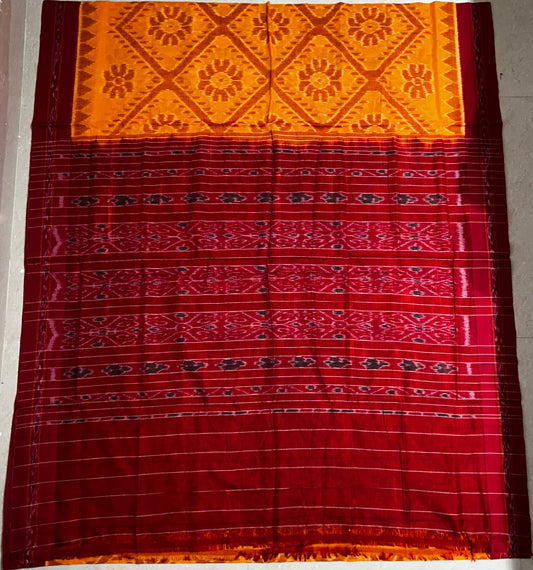 Odisha Nuapatna Handloom Pure Mercerized cotton tarabali bandha saree | Online Shopping