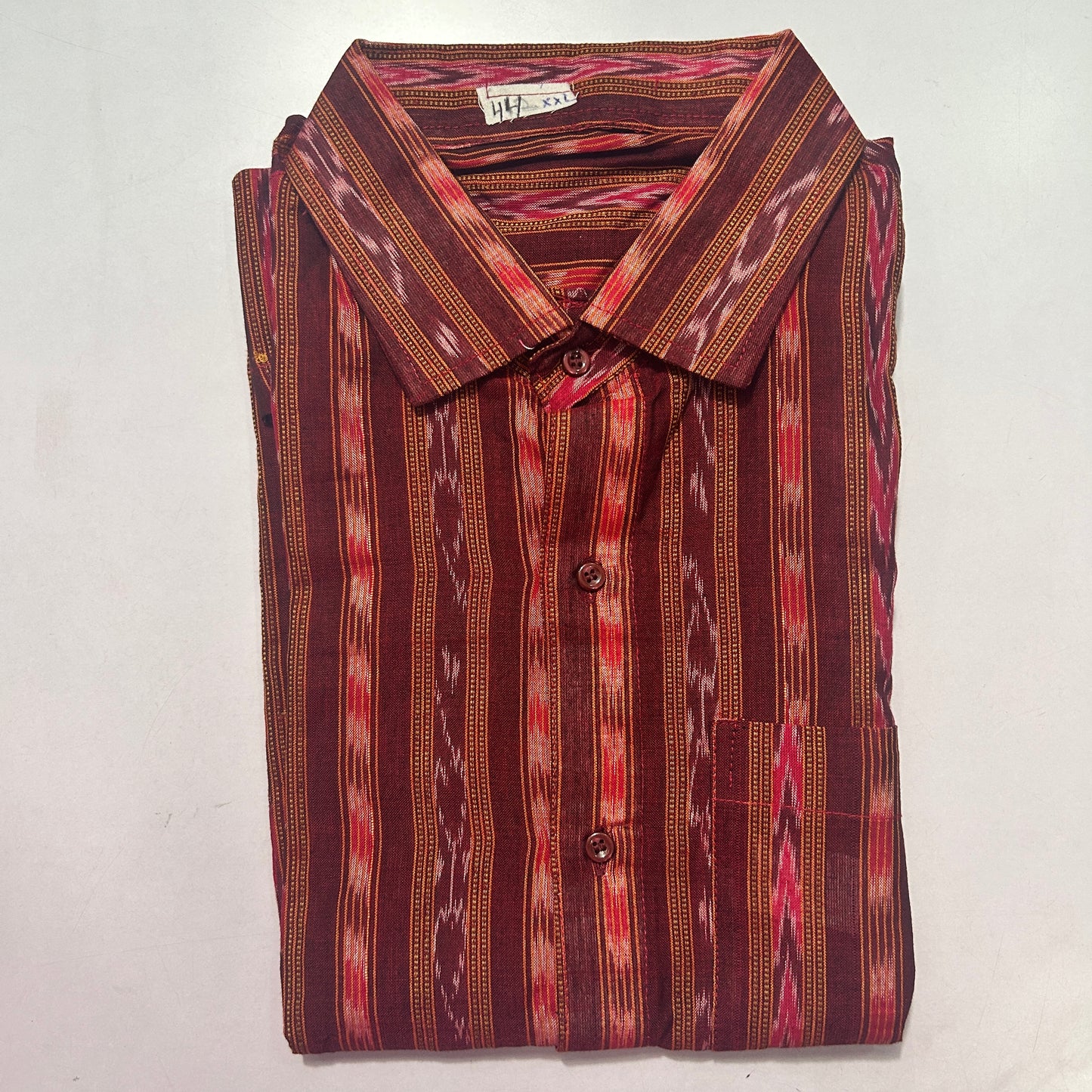 Odisha handloom nuapatna pure cotton half shirt for students