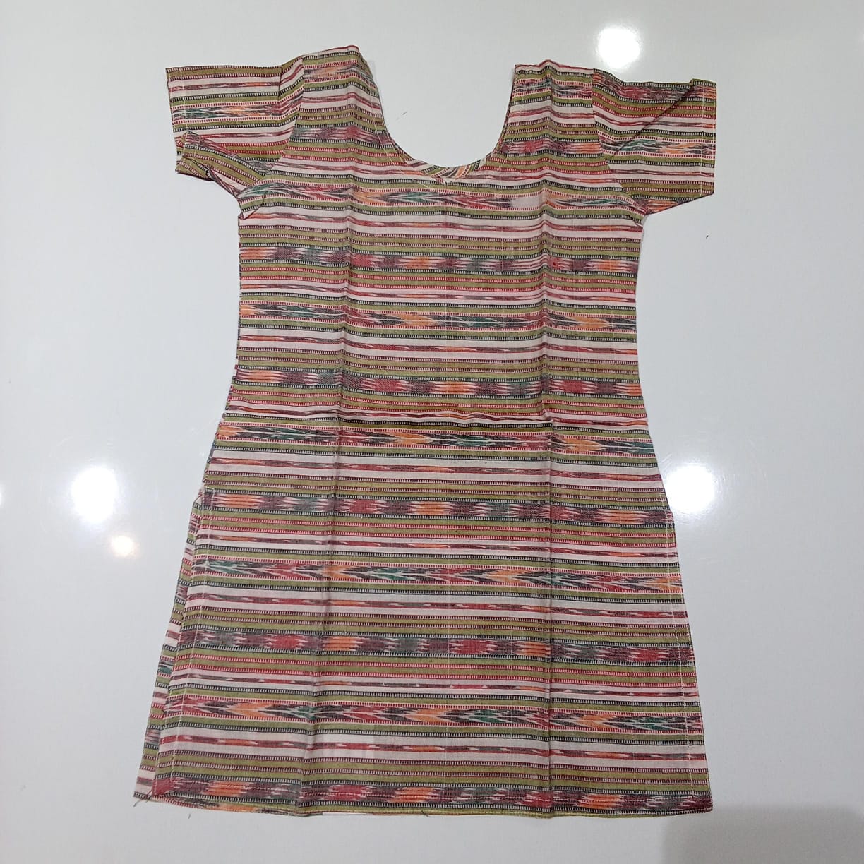 Odisha handloom New Style Ikat work child baby sambalpuri kurti for Functions