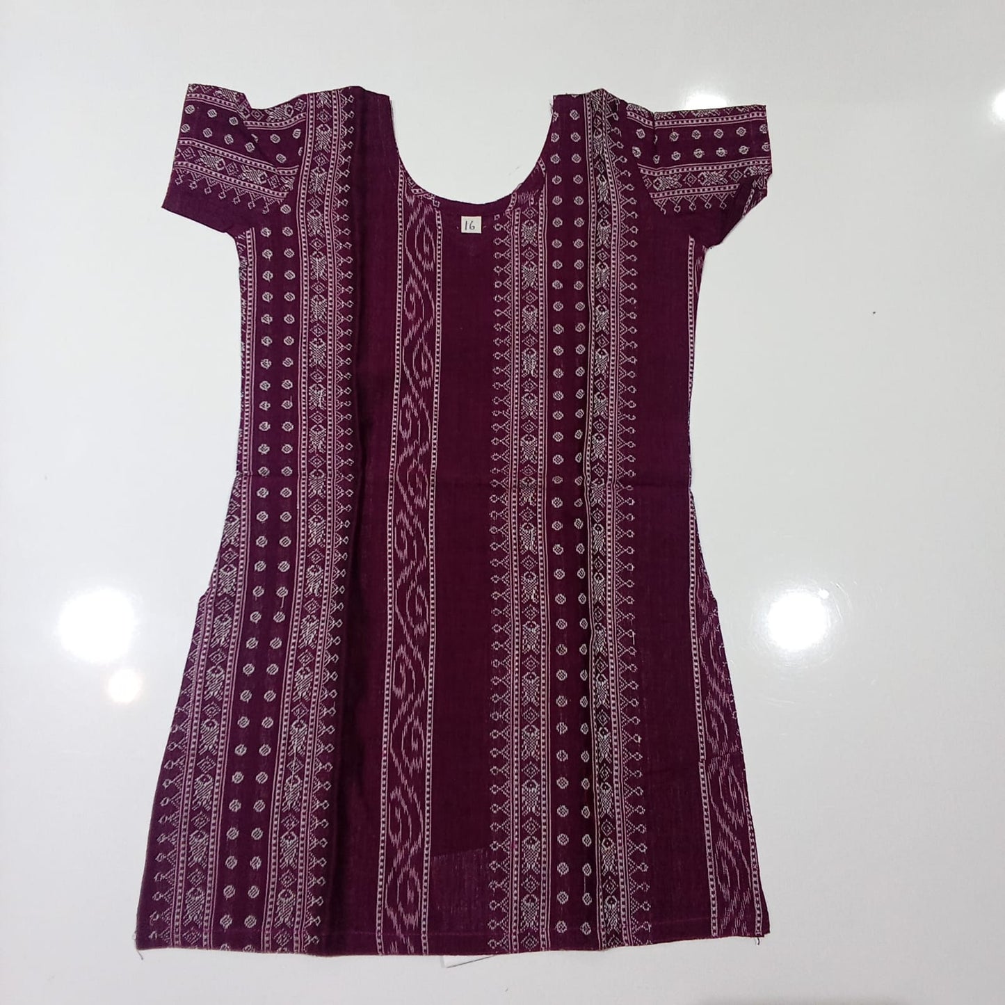 Odisha Ikat bandha cotton sambalpuri readymade kurti for baby girl