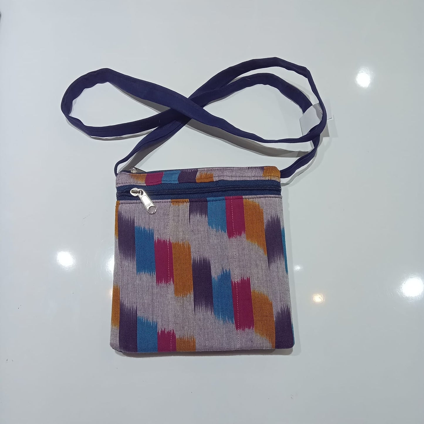 Odisha handloom sambalpuri Ikat design Cloth Bag for college Girls bike rider