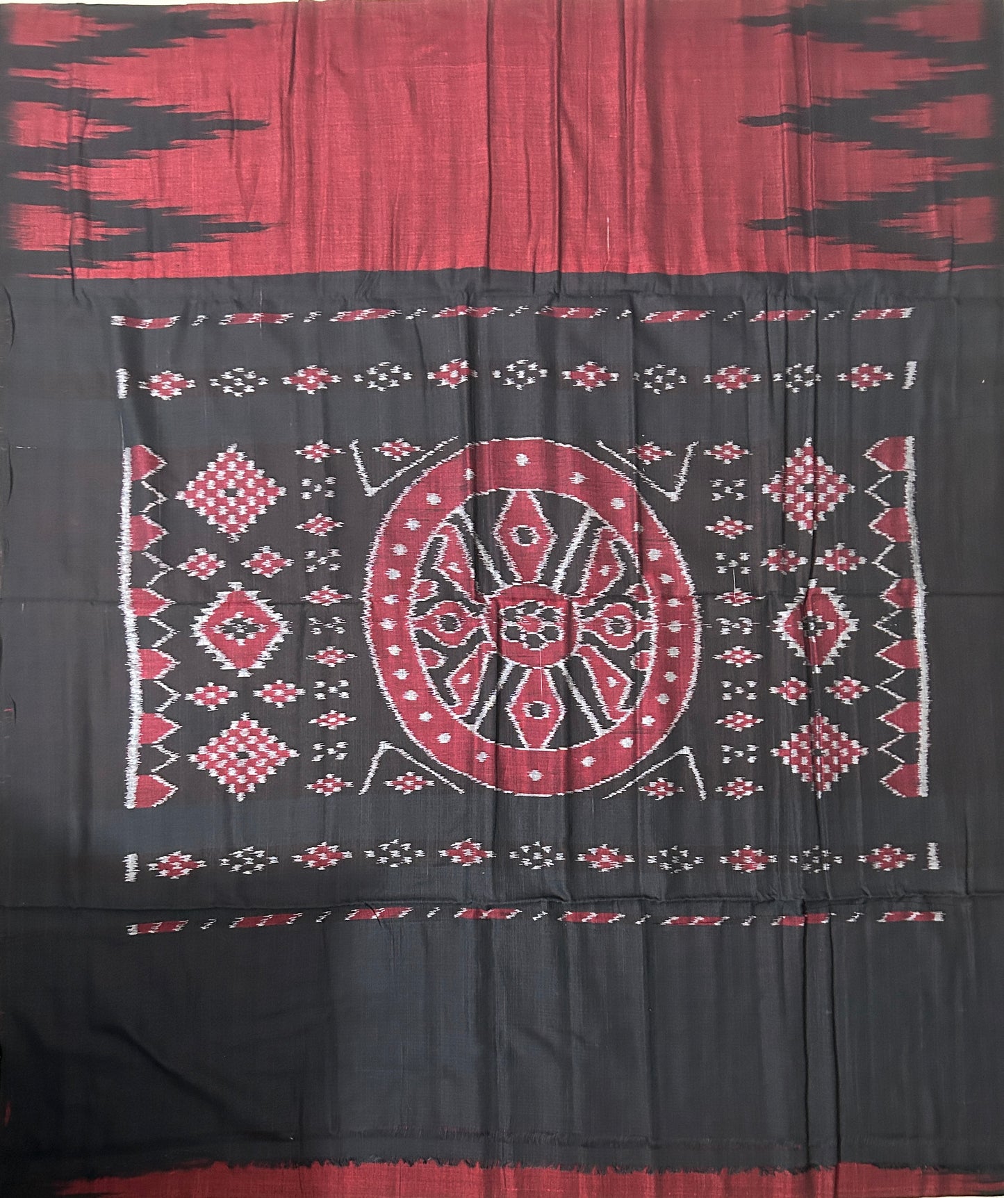 Ikat handloom Cotton Saree Shopping: Kargil Design from Nuapatna Odisha