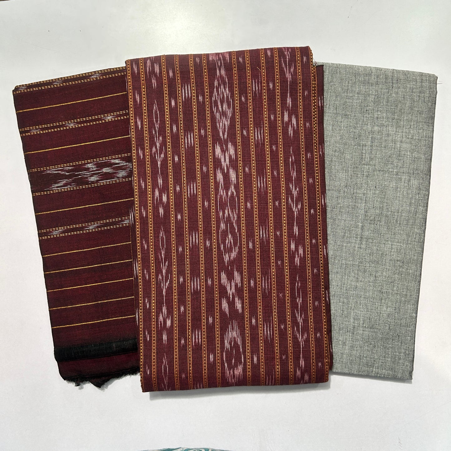 Odisha Maniabandha handloom cotton buti work new design unstitched dress set for college