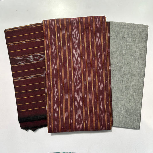Odisha Maniabandha handloom cotton buti work new design unstitched dress set for college