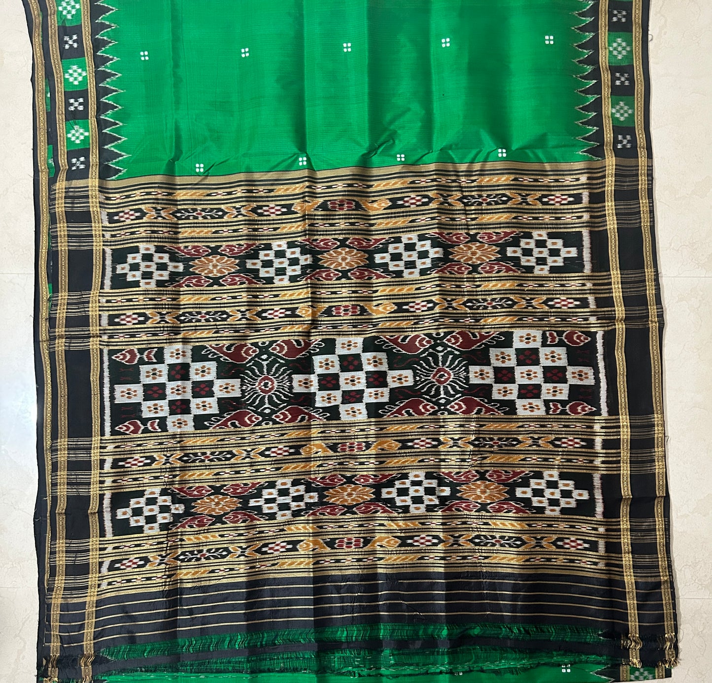 Odisha handloom Pure Silk new design Khandua Pata Nuapatna Saree for wedding