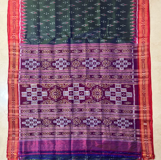 Odisha Handloom Ikat silk New Motif nuapatna saree for party wear
