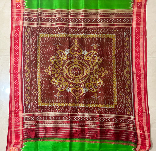 Odisha maniabandha pure handloom silk khandua silk saree for party