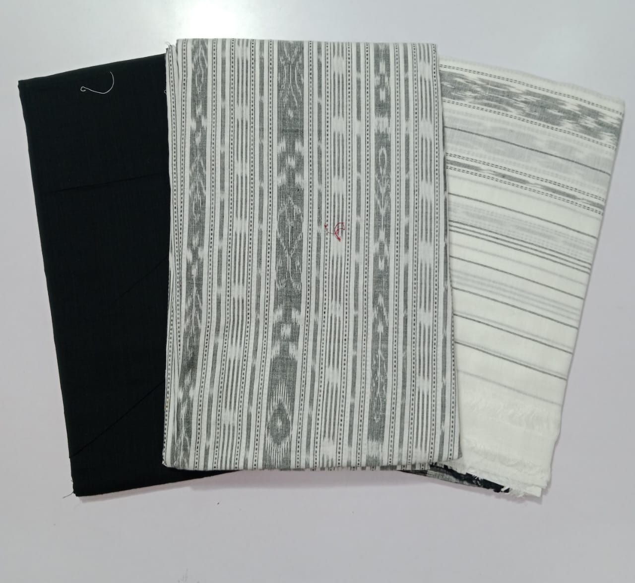 Odisha Sambalpuri Bargarh handloom Cotton unstitched dress Set for College Girls