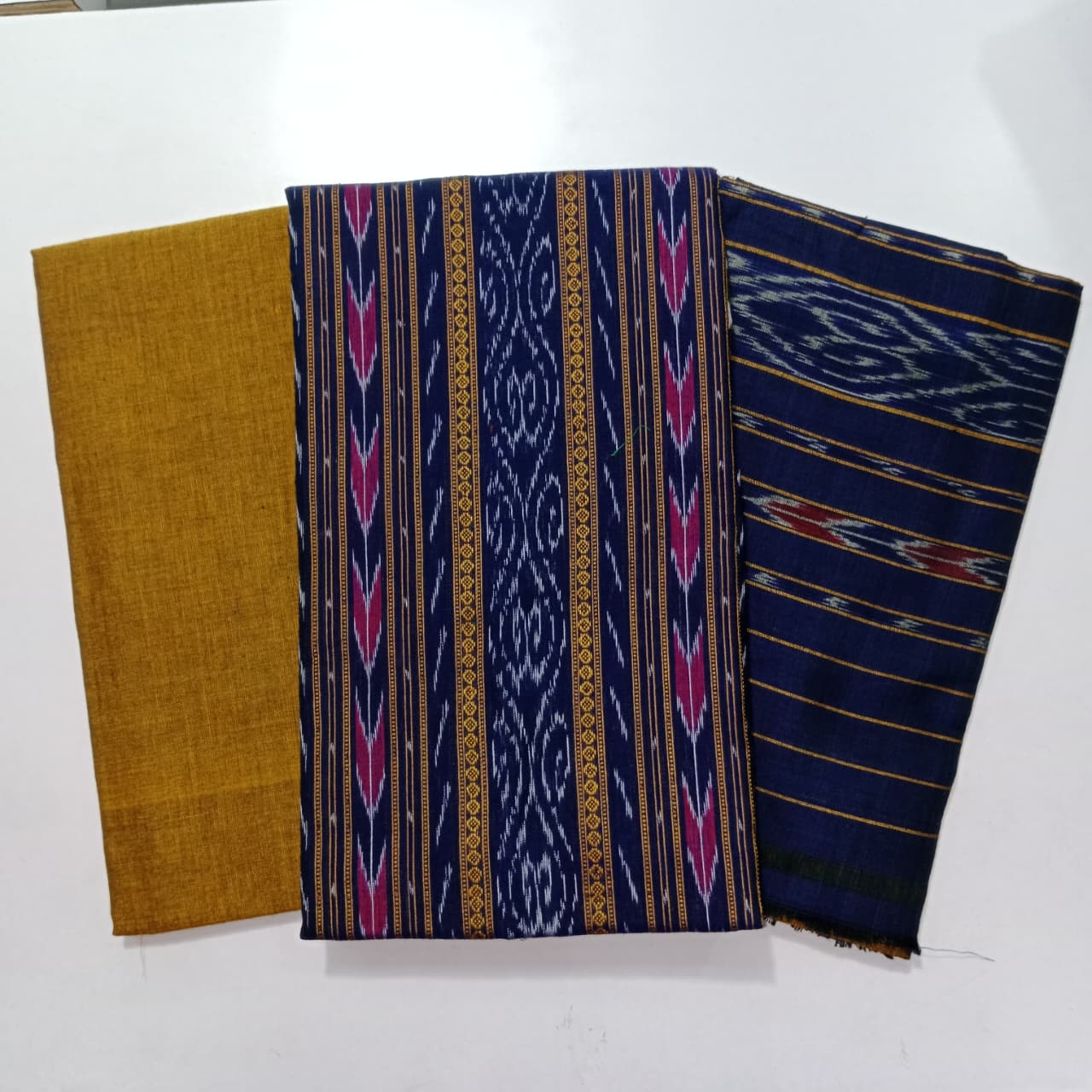 Odisha Handloom buti design nuapatna unstitched dress set for salwar kameez