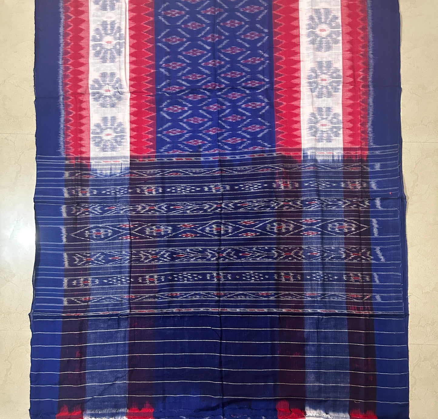 Buy Ikat cotton khandua Cotton Odisha handloom Saree from maniabandha | Shop Online