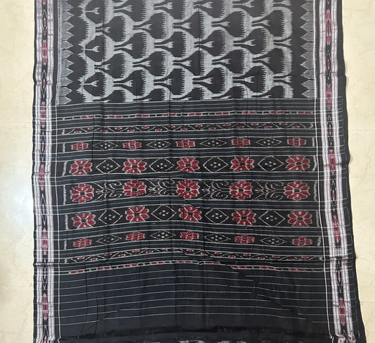 Odisha Handloom check design Pure Sambalpuri cotton sarees
