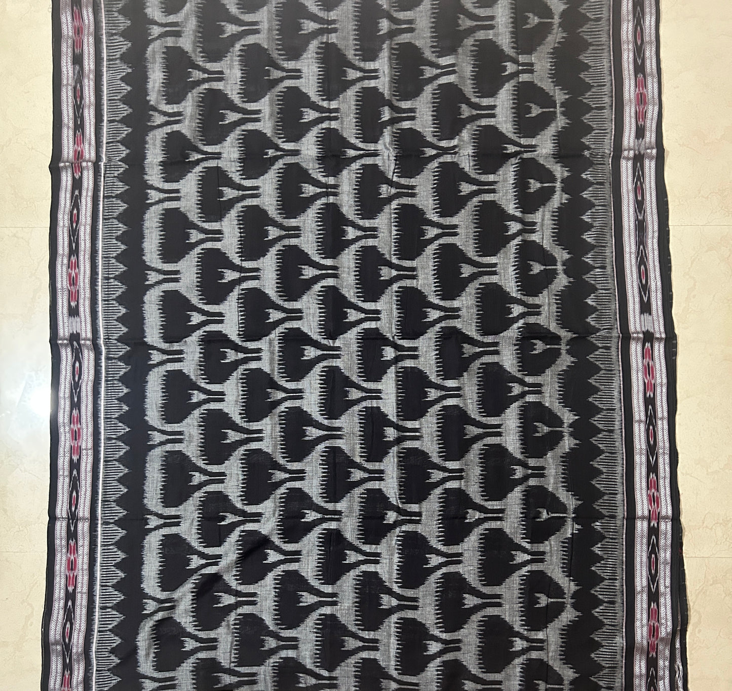 Odisha Handloom check design Pure Sambalpuri cotton sarees