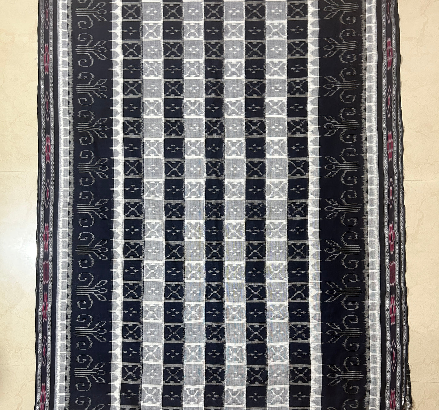 Odisha Handloom Maniabandha Pure Cotton Casual Wear Saree