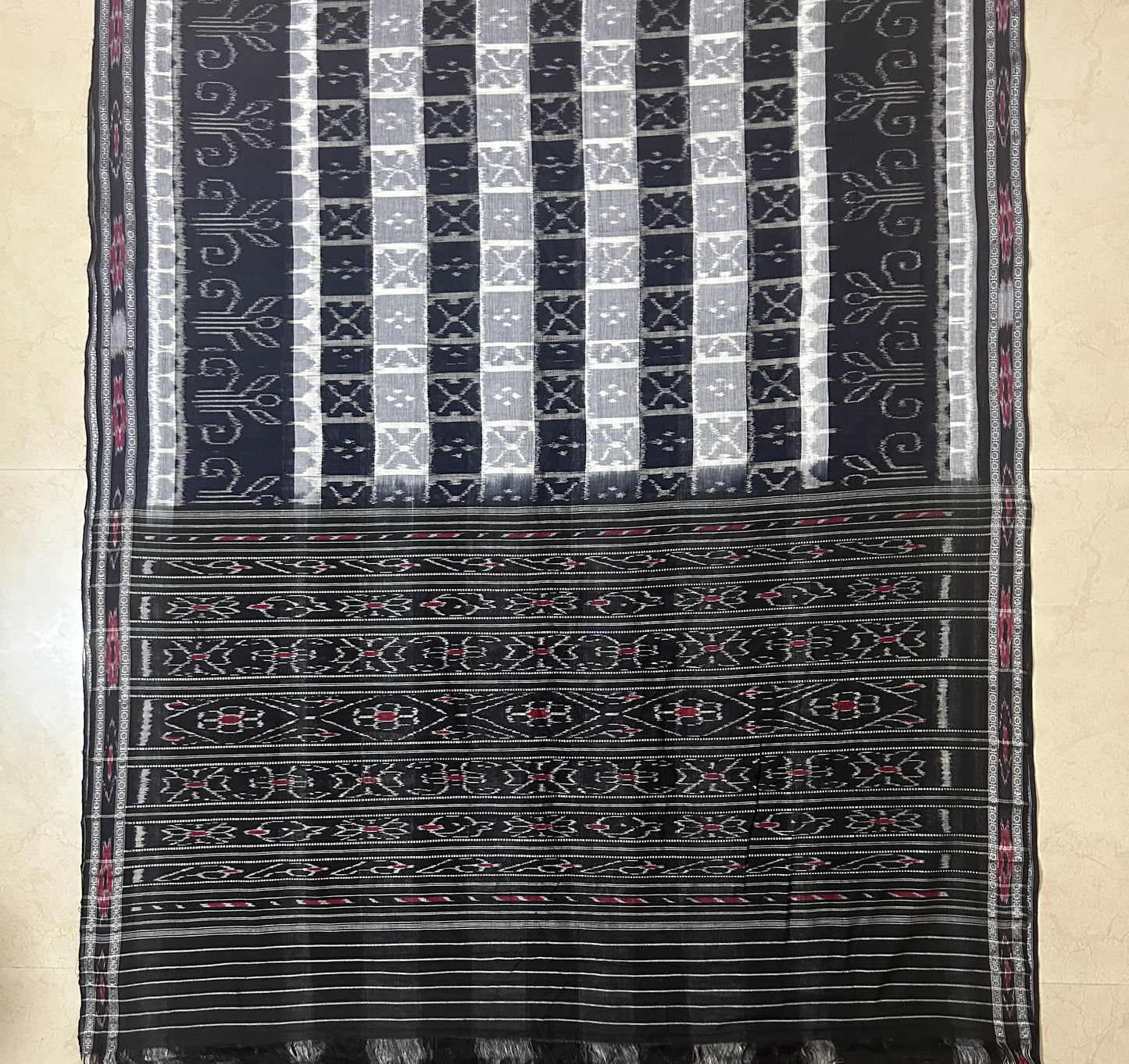 Odisha Handloom Maniabandha Pure Cotton Casual Wear Saree
