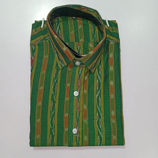 Odisha Handloom Nuapatna Pure Cotton half Shirt for Men