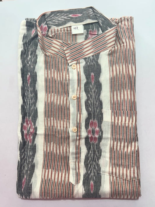 Nuapatna handloom Cotton Odisha Men's Kurta for Traditional Functions and Party