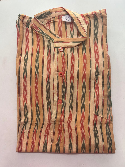 Buy odisha unique and intricate handwoven handloom designs traditional motifs kurta for men