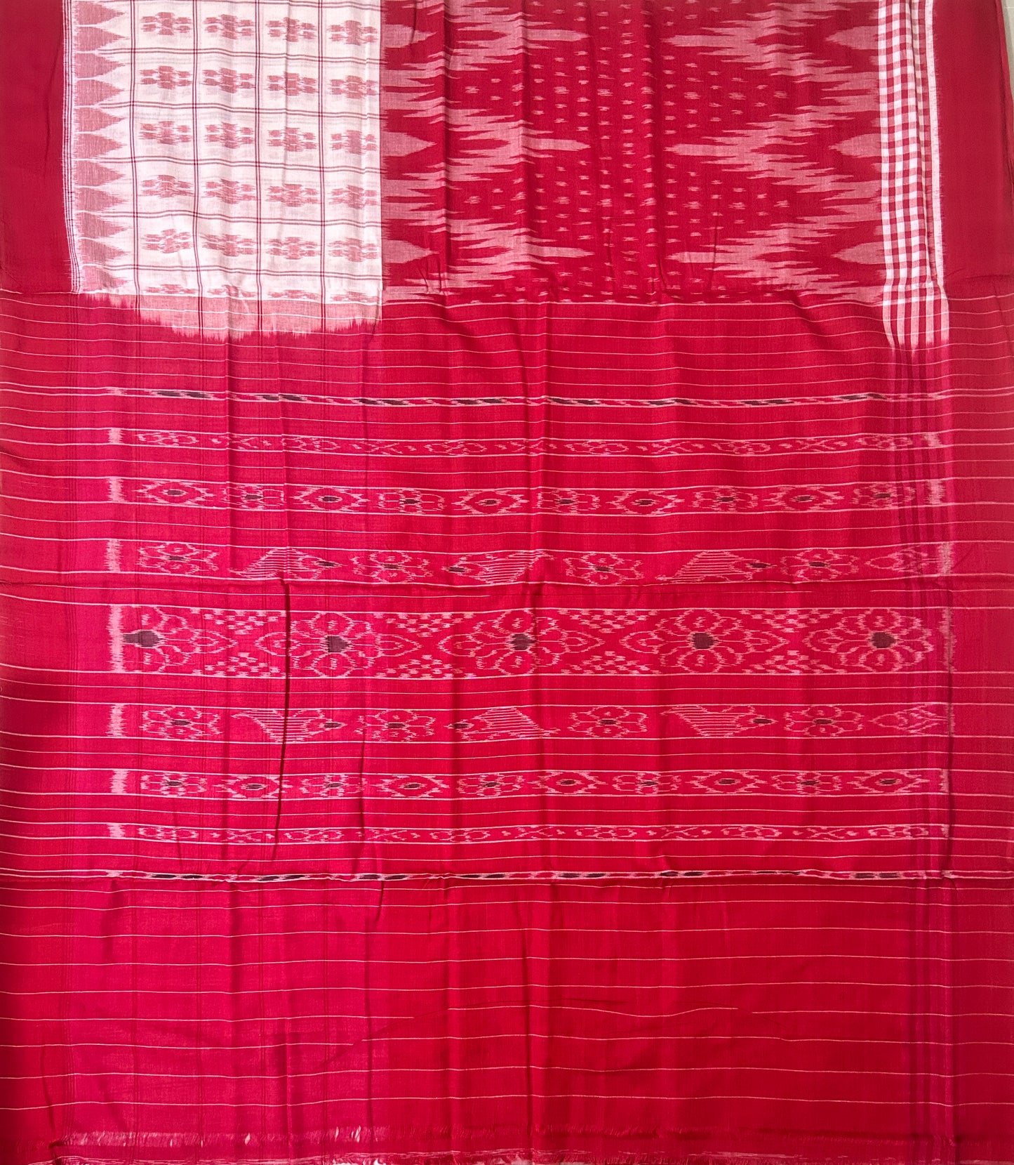 Odisha handloom nuapatna pure ikat cotton saree for office women