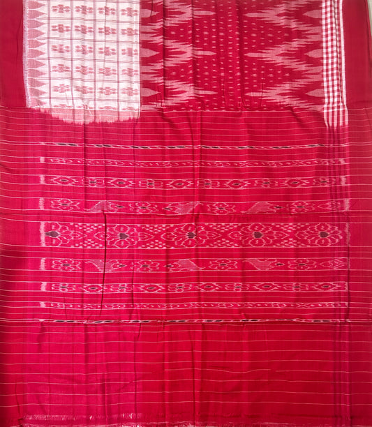 Odisha handloom nuapatna pure ikat cotton saree for office women