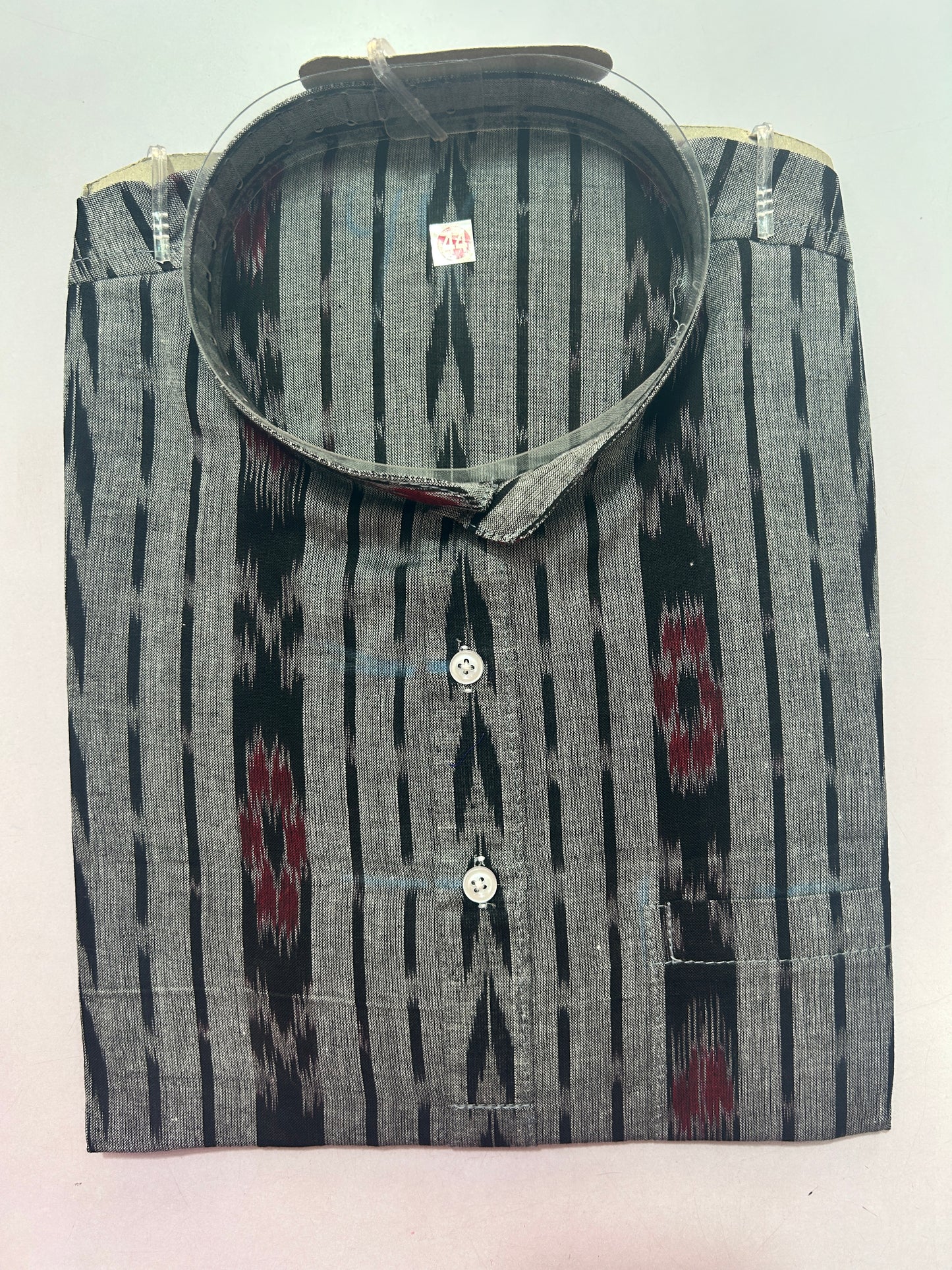 Odisha handloom Sambalpuri Pure Cotton Short Kurta for Men