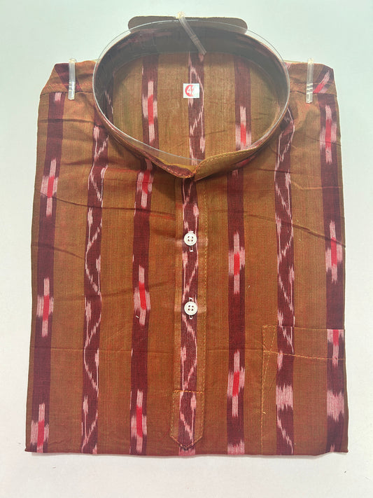 Buy New Design Ikat handloom Odisha Sambalpuri Kurta for Men at best Price