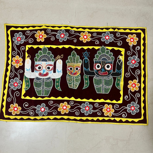 Pipili Designer Odisha handicraft Applique work chandua for home