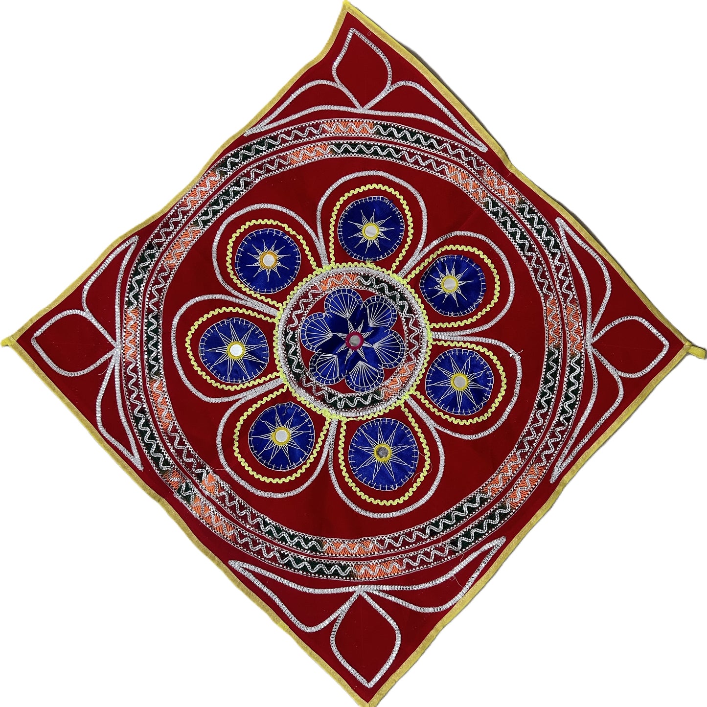 Odisha Art work applique Pipili handicraft Chandua for decorating Puja Room