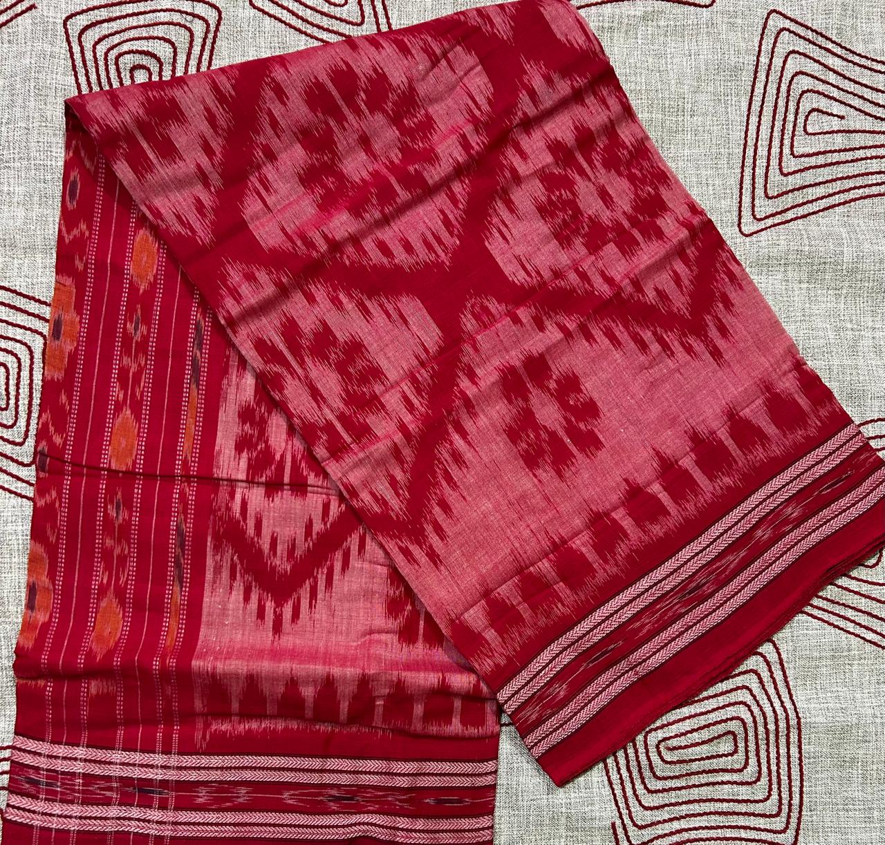Maniabandha Saree : Ikat Cotton World Famous bandha saree from Odisha handloom