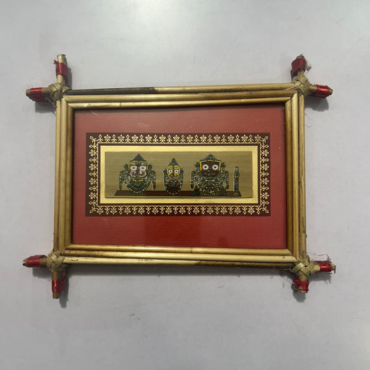 Odisha Handicraft Lord jagannath photo frame painting for Home Decor