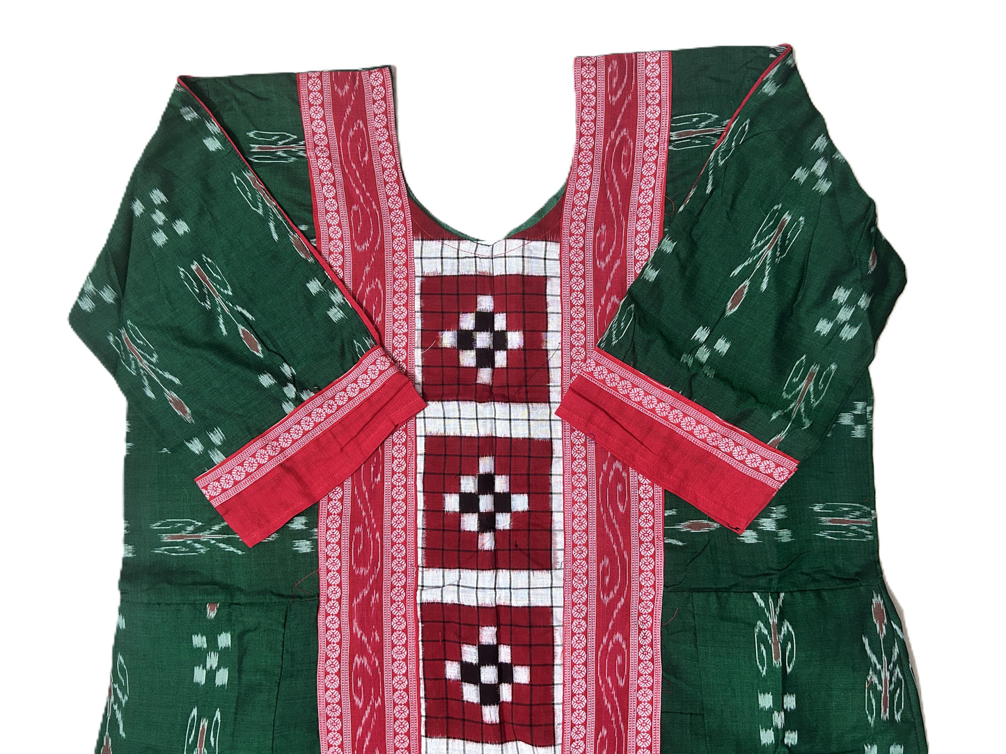 Odisha handloom Pure Sambalpuri Cotton Anarkali Kurti for Women