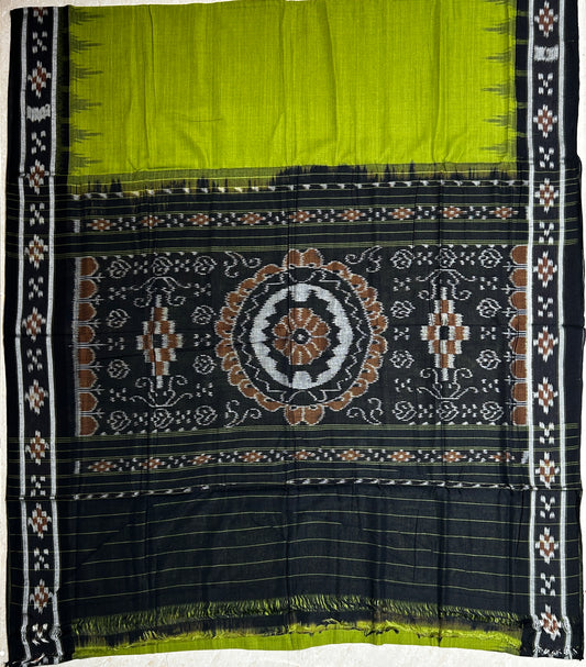 Odisha Handloom Sambalpuri Special Design Ikkat Nuapatna Cotton Saree