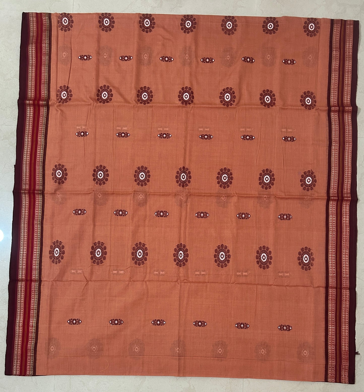 Odisha Sambalpuri Bomkai Design Pure Cotton Handloom Saree for wedding gift