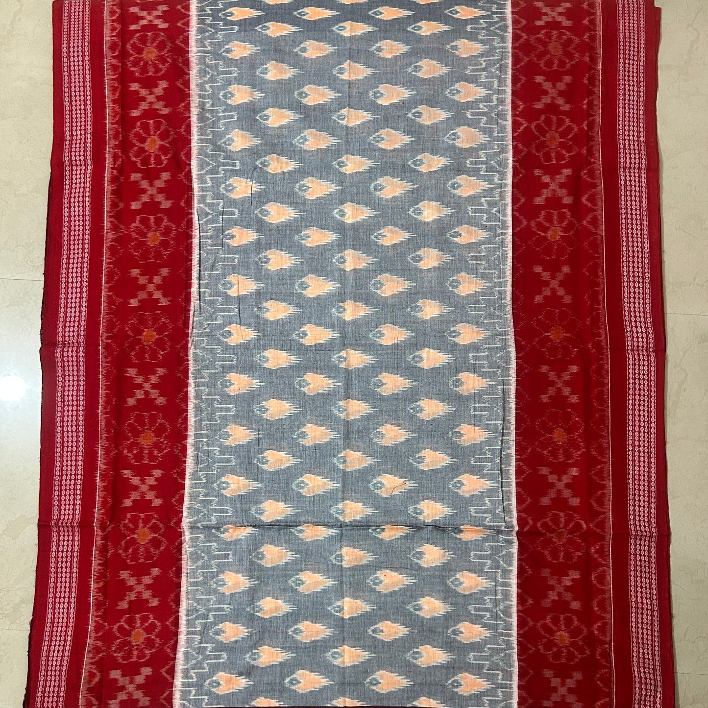 Odisha Handloom Sambalpuri Temple design Cotton Saree for wedding party from Sonepur