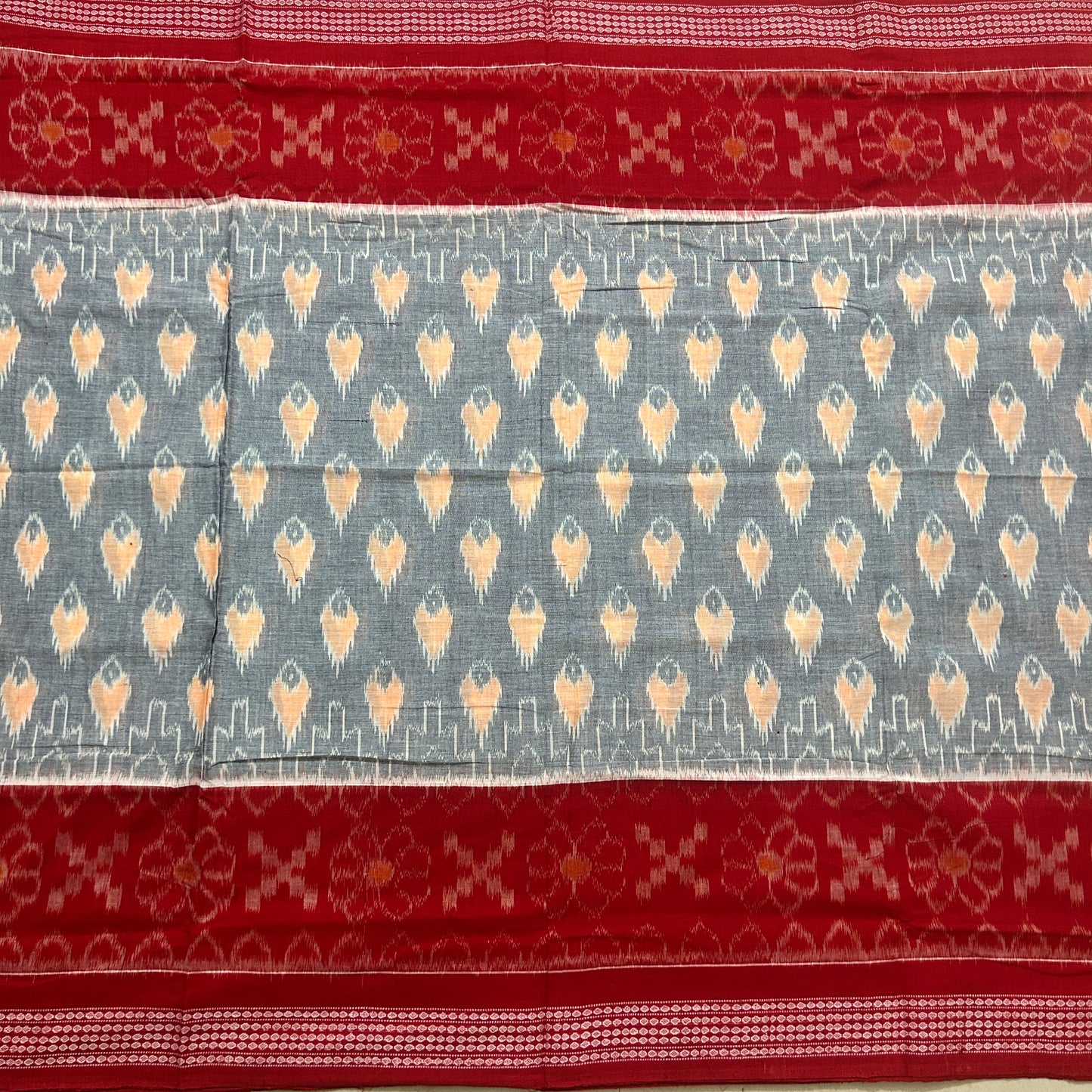 Odisha Handloom Sambalpuri Temple design Cotton Saree for wedding party from Sonepur