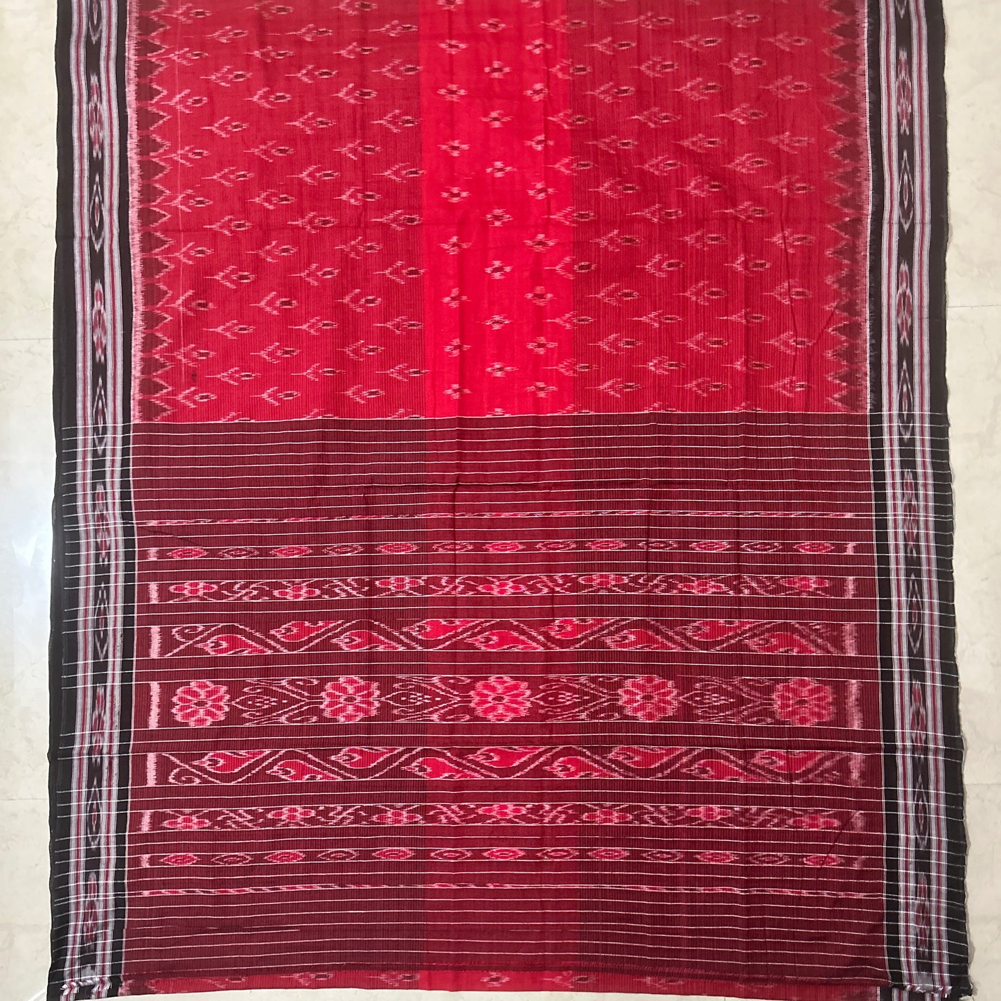 Buy Odisha handloom maniabandha pure cotton bandha saree